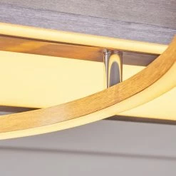 Hofstein Loftheim Deckenleuchte LED Nickel-Matt, Chrom, 1-flammig -LED Leuchten Verkäufe loftheim deckenleuchte h3436752 5
