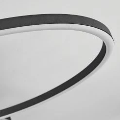 Hofstein Loftheim Deckenleuchte LED Chrom, Schwarz, Weiß, 1-flammig, Fernbedienung -LED Leuchten Verkäufe loftheim deckenleuchte h3438176 2