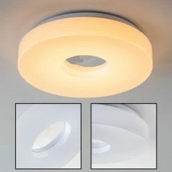 Hofstein Loris Deckenleuchte LED Weiß, 1-flammig