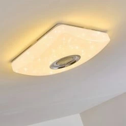 Hofstein Lovisa Deckenleuchte LED Chrom, Weiß, 1-flammig, Fernbedienung, Farbwechsler 47 Hofstein Lovisa Deckenleuchte LED Chrom, Weiß, 1-flammig, Fernbedienung, Farbwechsler -LED Leuchten Verkäufe lovisa deckenleuchte h3271735 do2 20