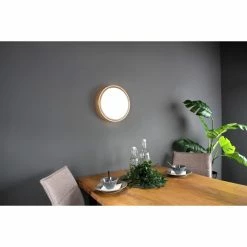 Luce Design SOLSTAR Wandleuchte LED Schwarz, Naturfarben, 1-flammig -LED Leuchten Verkäufe luce design solstar wandleuchte 9070 s wo 12
