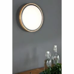 Luce Design SOLSTAR Wandleuchte LED Schwarz, Naturfarben, 1-flammig -LED Leuchten Verkäufe luce design solstar wandleuchte 9070 s wo 5