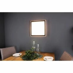 Luce Design SOLSTAR Wandleuchte LED Schwarz, Naturfarben, 1-flammig -LED Leuchten Verkäufe luce design solstar wandleuchte 9080 l wo 6