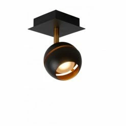 Lucide BINARI Spot LED Schwarz, 1-flammig