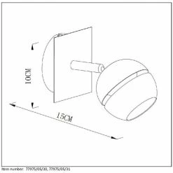 Lucide BINARI Spot LED Schwarz, 1-flammig -LED Leuchten Verkäufe lucide binari spot 77975 05 30 2