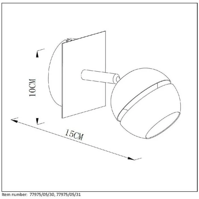 Lucide BINARI Spot LED Weiß, 1-flammig 3 Lucide BINARI Spot LED Weiß, 1-flammig – Bild 3