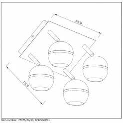Lucide BINARI Spot LED Weiß, 1-flammig -LED Leuchten Verkäufe lucide binari spot 77975 20 31 2