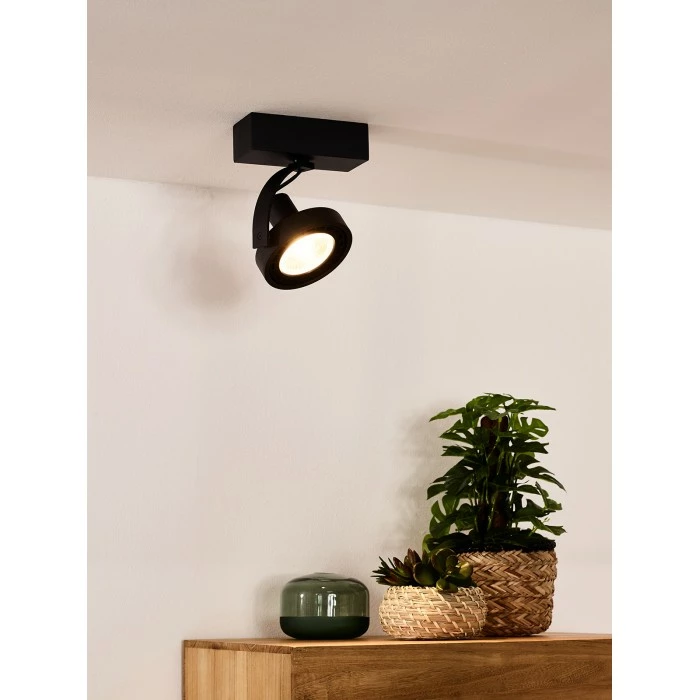 Lucide DORIAN Deckenspot LED Schwarz, 1-flammig 1 Lucide DORIAN Deckenspot LED Schwarz, 1-flammig