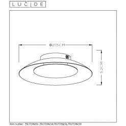Lucide FOSKAL Deckenleuchte LED Schwarz -LED Leuchten Verkäufe lucide foskal deckenleuchte 79177 06 30 5