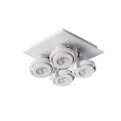 Lucide LANDA Deckenspot LED Weiß, 4-flammig -LED Leuchten Verkäufe lucide landa deckenspot 17906 21 31 2