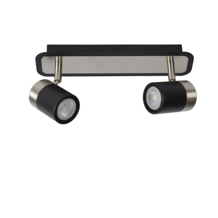 Lucide LENNERT Deckenleuchte LED Schwarz, 2-flammig 2 Lucide LENNERT Deckenleuchte LED Schwarz, 2-flammig – Bild 2