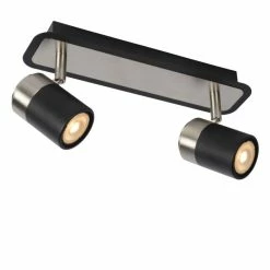 Lucide LENNERT Deckenleuchte LED Schwarz, 2-flammig 7 Lucide LENNERT Deckenleuchte LED Schwarz, 2-flammig -LED Leuchten Verkäufe lucide lennert deckenleuchte 26957 10 30 2