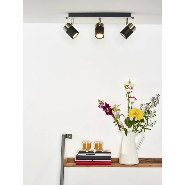 Lucide LENNERT Deckenleuchte LED Schwarz, 3-flammig 1 Lucide LENNERT Deckenleuchte LED Schwarz, 3-flammig