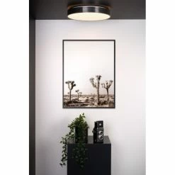 Lucide MALIN Deckenleuchte LED Schwarz, 1-flammig