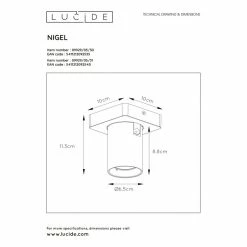 Lucide NIGEL Deckenstrahler LED Weiß, 1-flammig -LED Leuchten Verkäufe lucide nigel deckenstrahler 09929 05 31 5