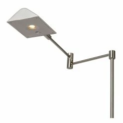 Lucide NUVOLA Stehlampe LED Chrom, 1-flammig -LED Leuchten Verkäufe lucide nuvola stehlampe 19765 09 12 3