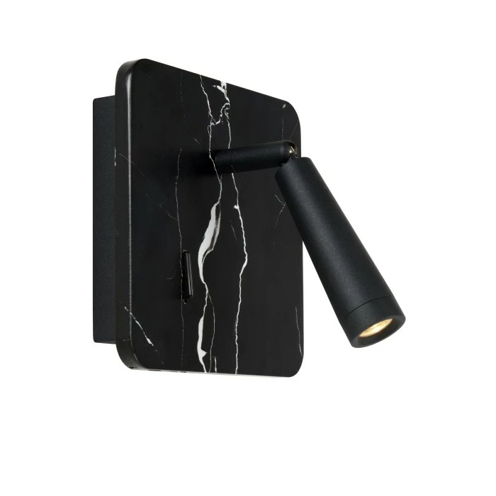 Lucide OREGON Wandspot LED Schwarz, 1-flammig 1 Lucide OREGON Wandspot LED Schwarz, 1-flammig