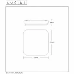 Lucide OTIS Deckenleuchte LED Weiß, 1-flammig 9 Lucide OTIS Deckenleuchte LED Weiß, 1-flammig -LED Leuchten Verkäufe lucide otis deckenleuchte 79198 42 61 4