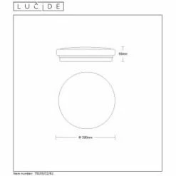 Lucide OTIS Deckenleuchte LED Weiß, 1-flammig 9 Lucide OTIS Deckenleuchte LED Weiß, 1-flammig -LED Leuchten Verkäufe lucide otis deckenleuchte 79199 32 61 4