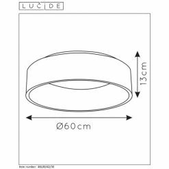 Lucide TALOWE Deckenleuchte LED Schwarz, 1-flammig -LED Leuchten Verkäufe lucide talowe deckenleuchte 46100 42 30 3