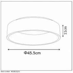 Lucide TALOWE LED Deckenleuchte Weiß, 1-flammig -LED Leuchten Verkäufe lucide talowe led deckenleuchte 46100 32 31 2