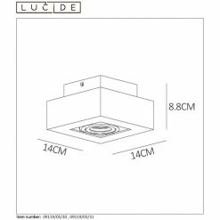 Lucide XIRAX Deckenspot LED Wei&szlig;, 1-flammig -LED Leuchten Verkäufe lucide xirax deckenspot 09119 06 31 6