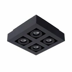 Lucide XIRAX Deckenspot LED Schwarz, 4-flammig -LED Leuchten Verkäufe lucide xirax deckenspot 09119 21 30 2