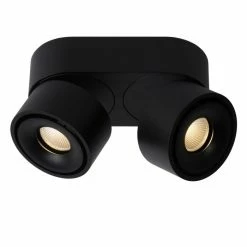 Lucide YUMIKO Deckenspot LED Schwarz, 2-flammig 9 Lucide YUMIKO Deckenspot LED Schwarz, 2-flammig -LED Leuchten Verkäufe lucide yumiko deckenspot 35911 16 30 3