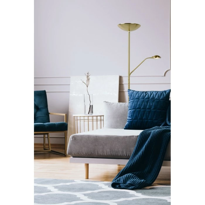 Lucide ZENITH Deckenfluter LED Messing, Gold, 1-flammig 1 Lucide ZENITH Deckenfluter LED Messing, Gold, 1-flammig