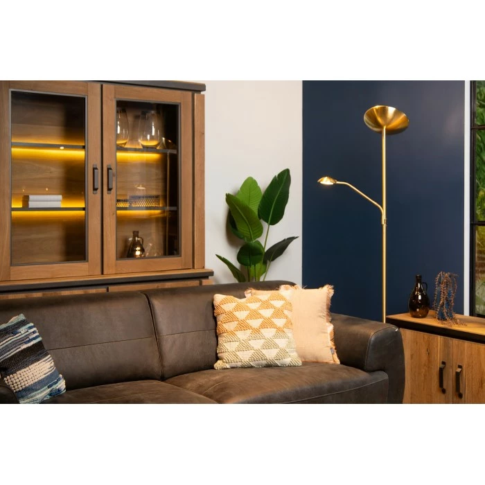 Lucide ZENITH Deckenfluter LED Messing, Gold, 1-flammig 5 Lucide ZENITH Deckenfluter LED Messing, Gold, 1-flammig – Bild 5