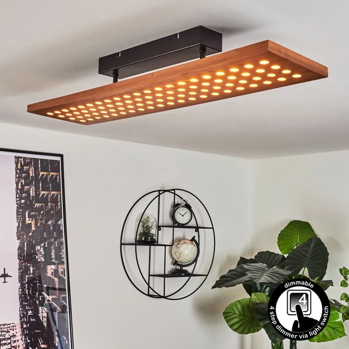 Hofstein Luturula Deckenleuchte LED Schwarz, 1-flammig 1 Hofstein Luturula Deckenleuchte LED Schwarz, 1-flammig