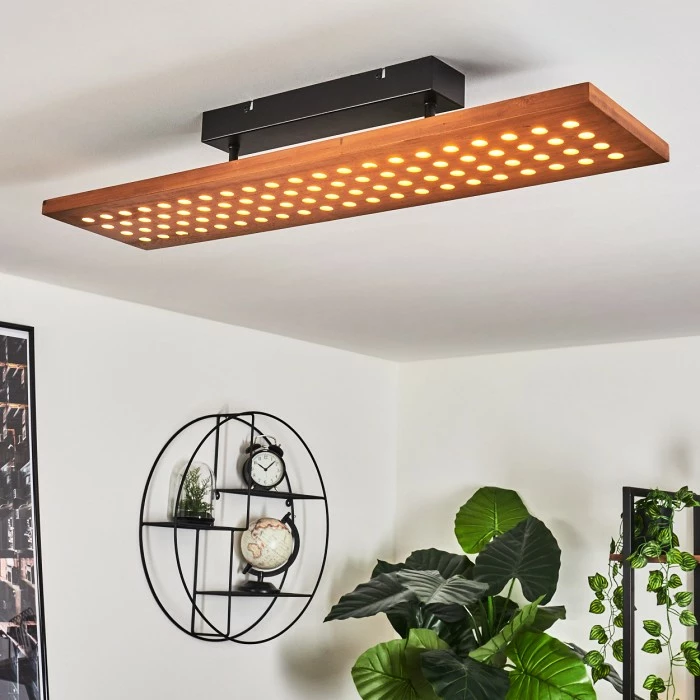 Hofstein Luturula Deckenleuchte LED Schwarz, 1-flammig 11 Hofstein Luturula Deckenleuchte LED Schwarz, 1-flammig – Bild 11