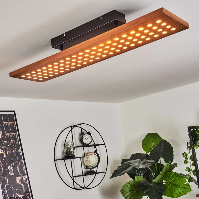 Hofstein Luturula Deckenleuchte LED Schwarz, 1-flammig 7 Hofstein Luturula Deckenleuchte LED Schwarz, 1-flammig – Bild 7