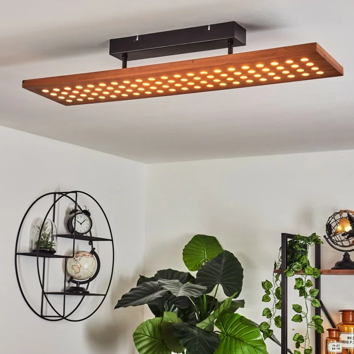 Hofstein Luturula Deckenleuchte LED Schwarz, 1-flammig 9 Hofstein Luturula Deckenleuchte LED Schwarz, 1-flammig – Bild 9