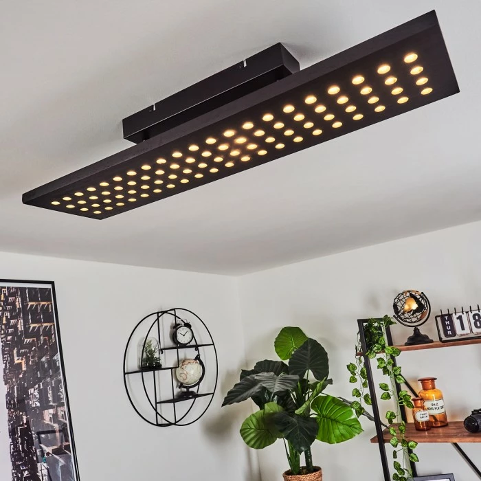 Hofstein Luturula Deckenleuchte LED Schwarz, 1-flammig 11 Hofstein Luturula Deckenleuchte LED Schwarz, 1-flammig – Bild 11