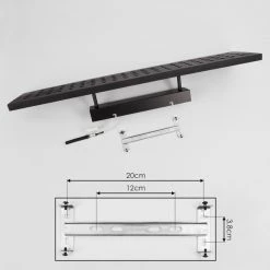 Hofstein Luturula Deckenleuchte LED Schwarz, 1-flammig 16 Hofstein Luturula Deckenleuchte LED Schwarz, 1-flammig -LED Leuchten Verkäufe luturula deckenleuchte h3437322 4