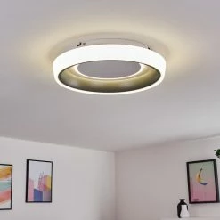 Hofstein Mackay Deckenleuchte LED Anthrazit, Weiß, 1-flammig 25 Hofstein Mackay Deckenleuchte LED Anthrazit, Weiß, 1-flammig -LED Leuchten Verkäufe mackay deckenleuchte h3325773 6