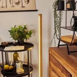 Hofstein Madou Stehleuchte LED Schwarz, Naturfarben, 1-flammig -LED Leuchten Verkäufe madou stehleuchte h3445938 6