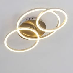 Hofstein Malanje Deckenleuchte LED Nickel-Matt, 3-flammig -LED Leuchten Verkäufe malanje deckenleuchte h3374825 11