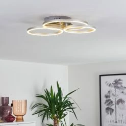 Hofstein Malanje Deckenleuchte LED Nickel-Matt, 3-flammig -LED Leuchten Verkäufe malanje deckenleuchte h3374825 13