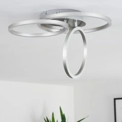 Hofstein Malanje Deckenleuchte LED Nickel-Matt, 3-flammig -LED Leuchten Verkäufe malanje deckenleuchte h3374825 16