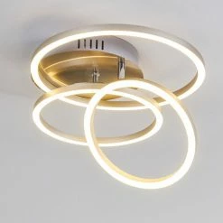 Hofstein Malanje Deckenleuchte LED Nickel-Matt, 3-flammig -LED Leuchten Verkäufe malanje deckenleuchte h3374825 2