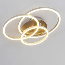 Hofstein Malanje Deckenleuchte LED Nickel-Matt, 3-flammig -LED Leuchten Verkäufe malanje deckenleuchte h3374825 4