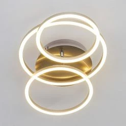 Hofstein Malanje Deckenleuchte LED Nickel-Matt, 3-flammig -LED Leuchten Verkäufe malanje deckenleuchte h3374825 7