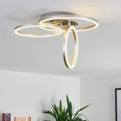 Hofstein Malanje Deckenleuchte LED Nickel-Matt, 3-flammig -LED Leuchten Verkäufe malanje deckenleuchte h3374825 9