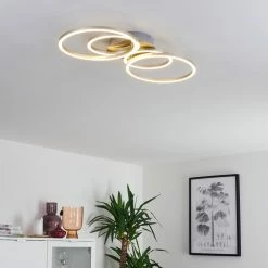 Hofstein Malanje Deckenleuchte LED Nickel-Matt, 4-flammig -LED Leuchten Verkäufe malanje deckenleuchte h3374849 14