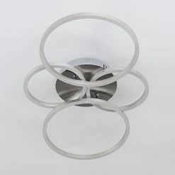 Hofstein Malanje Deckenleuchte LED Nickel-Matt, 4-flammig -LED Leuchten Verkäufe malanje deckenleuchte h3374849 3