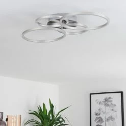 Hofstein Malanje Deckenleuchte LED Nickel-Matt, 4-flammig -LED Leuchten Verkäufe malanje deckenleuchte h3374849 6