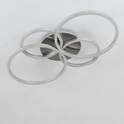 Hofstein Malanje Deckenleuchte LED Nickel-Matt, 4-flammig -LED Leuchten Verkäufe malanje deckenleuchte h3374849 9