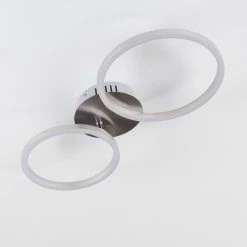 Hofstein Malanje Deckenleuchte LED Nickel-Matt, 2-flammig 25 Hofstein Malanje Deckenleuchte LED Nickel-Matt, 2-flammig -LED Leuchten Verkäufe malanje deckenleuchte h3381618 12